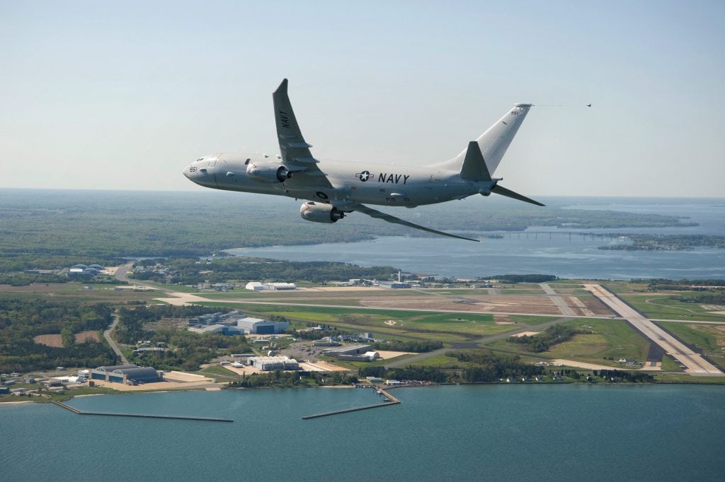 P-8A arrival to Naval Air Station Patuxent River