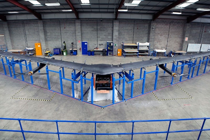 Facebook’s completed Aquila UAS