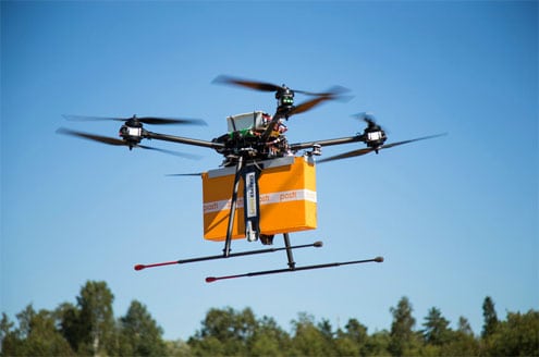 Posti’s experimental package delivery UAS
