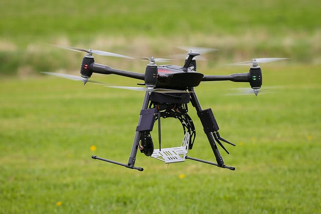 A UAS operated by insurer State Farm under the FAA's section 333 exemption