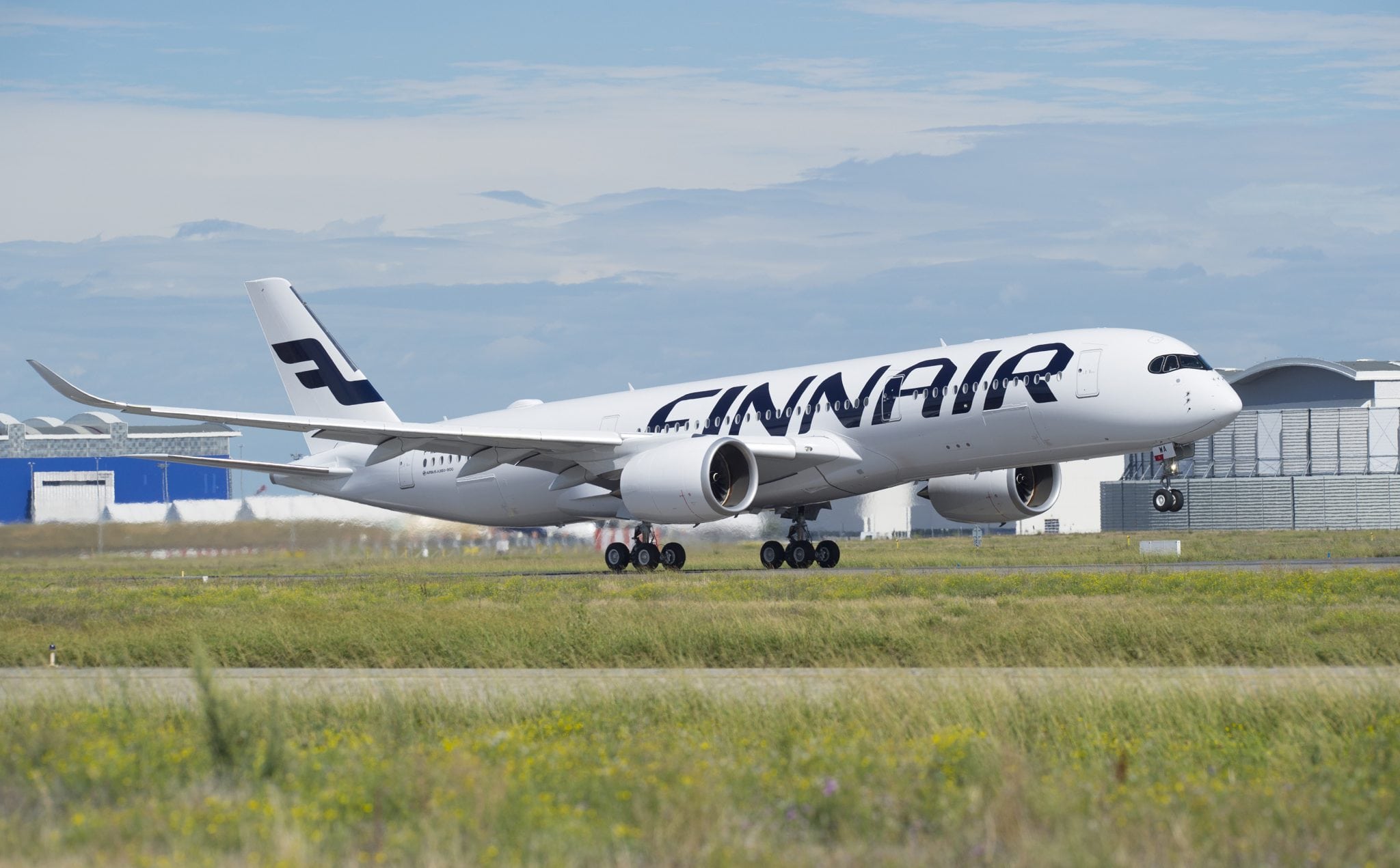 Finnair’s first A350 XWB aircraft