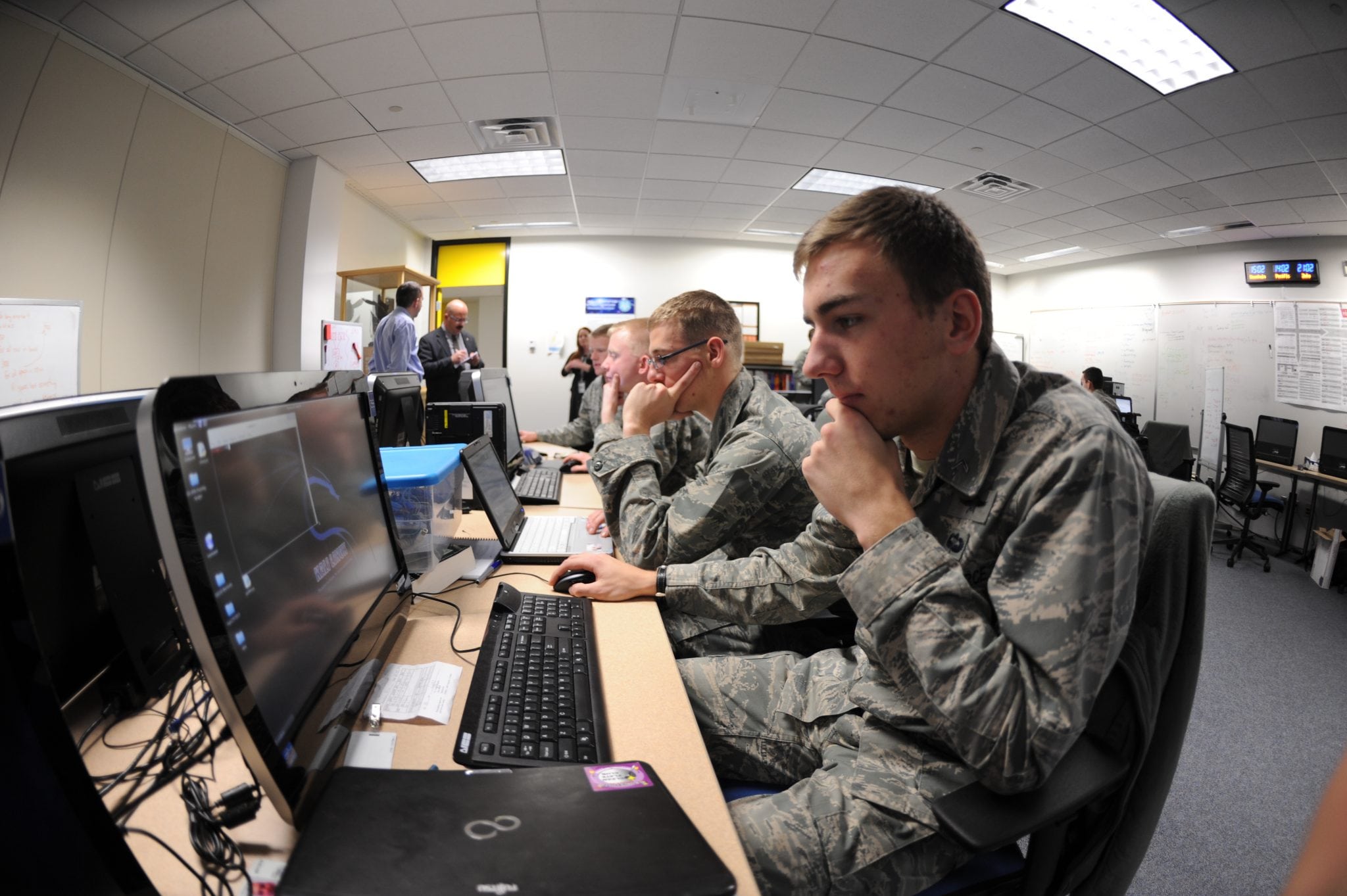 USAF Cadets participate in cyber security exercise