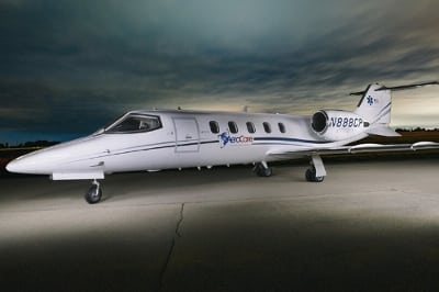 AeroCare’s Learjet 31ER. Photo: AeroCare