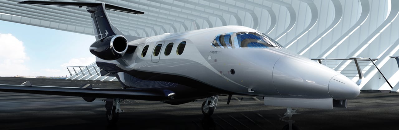 Embraer’s Phenom 100E.