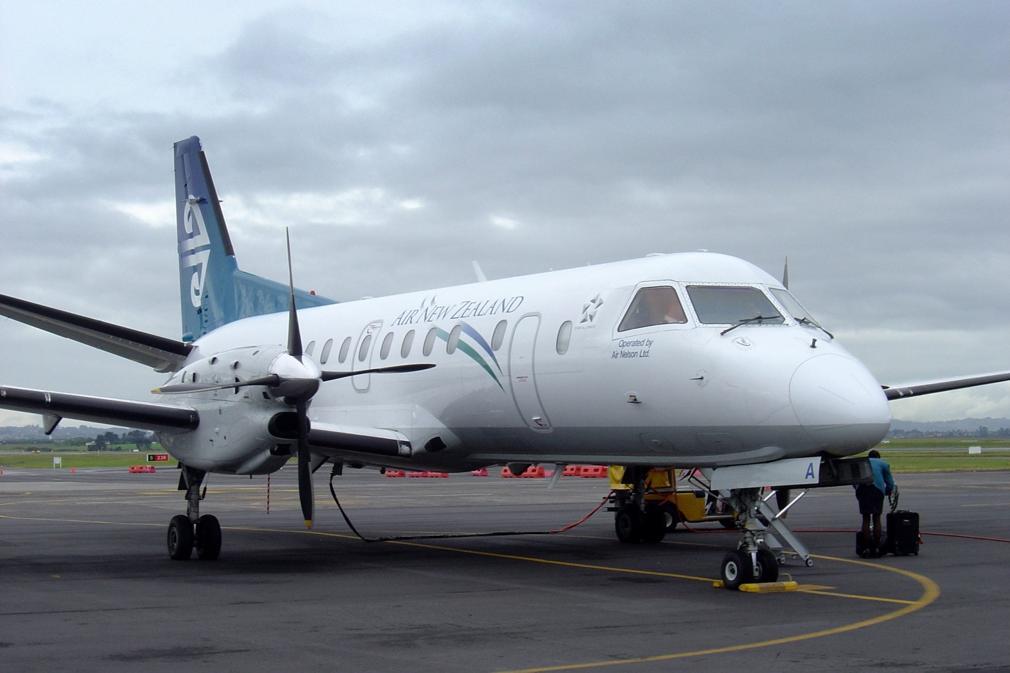 Saab 340 aircraft for which Thomas Global Systems will deliver TFD 8601 cockpit display replacements