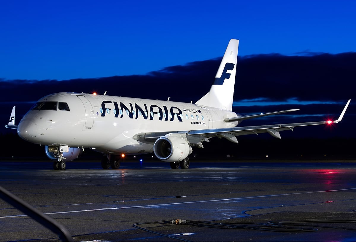 Finnair Embraer W170 aircraft