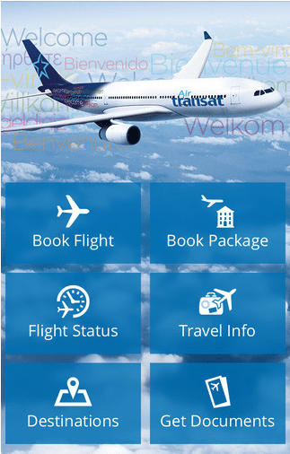 The Air Transat app will enable GEE wireless IFE capabilities