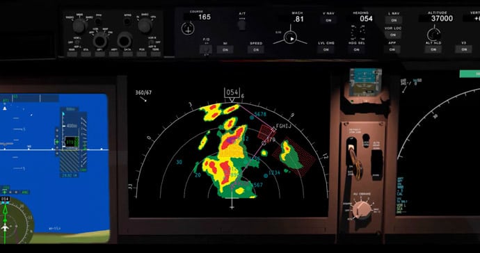 Rockwell Collins WXR-2100 MultiScan ThreatTrack weather radar