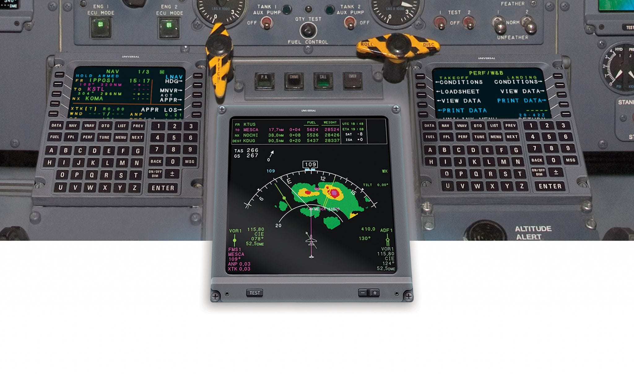 Universal Avionics’ MFD-890R Multi-Function Display (MFD) system