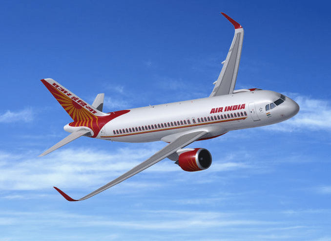 Air India A320neo, rendering