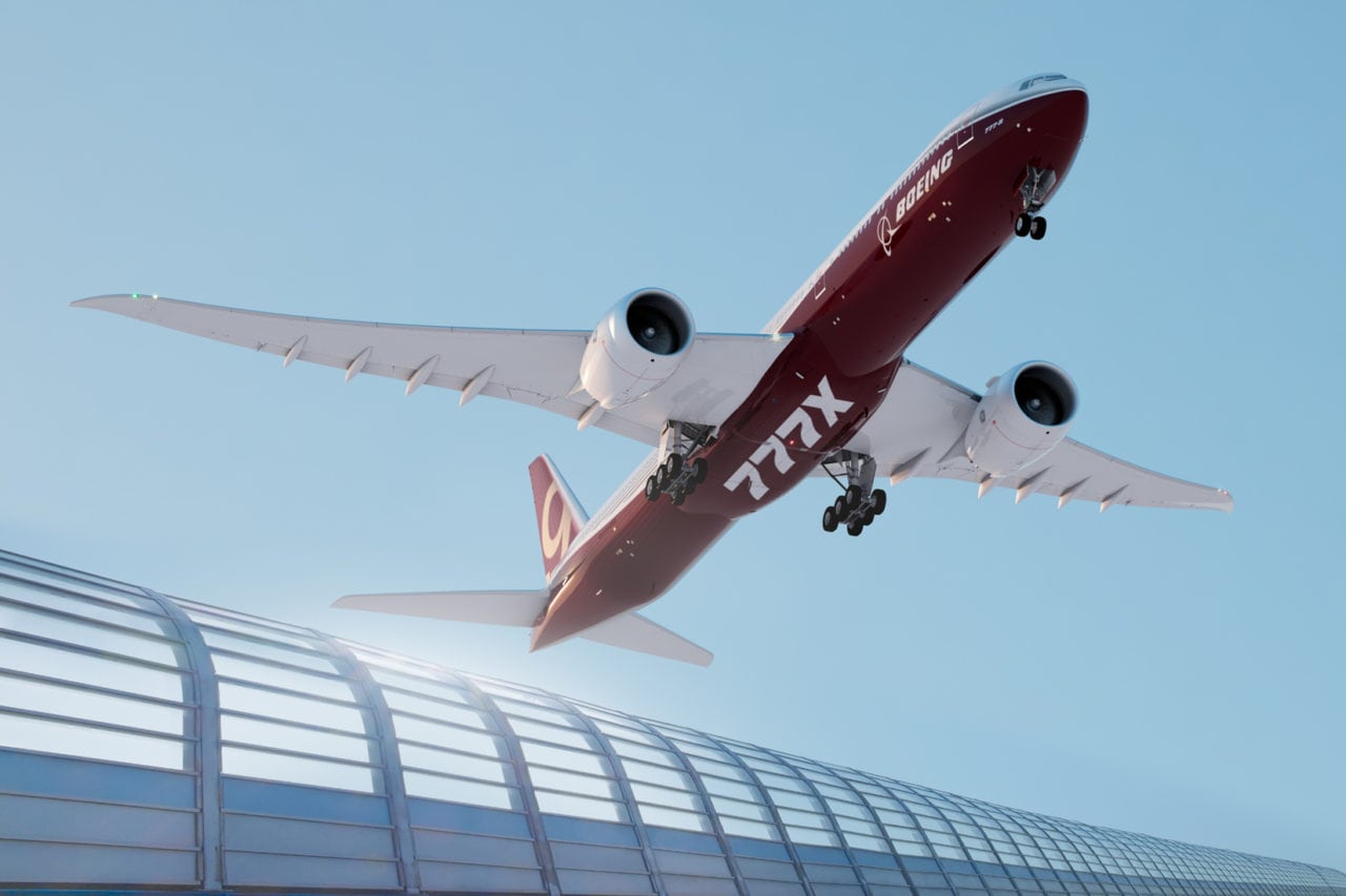 Boeing 777X rendering