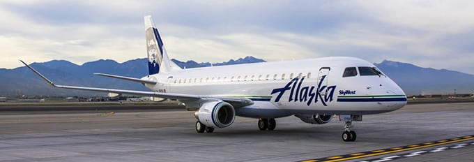 Alaska Air Embraer E175. Photo: Embraer