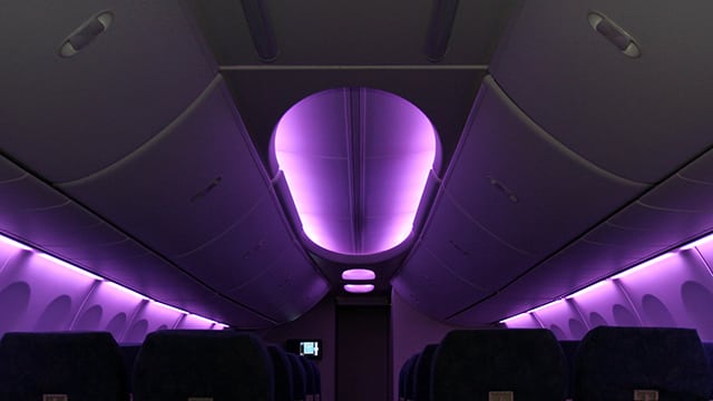 BAE Systems intellicabin interior lighting