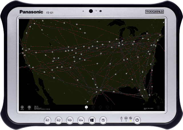 Panasonic Avionics satcom flight tracking