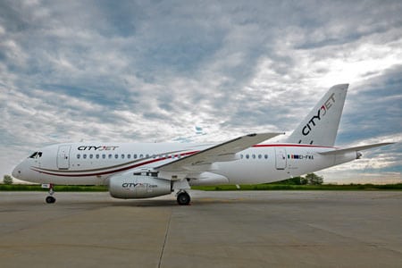 CityJet’s Sukhoi Superjet 100