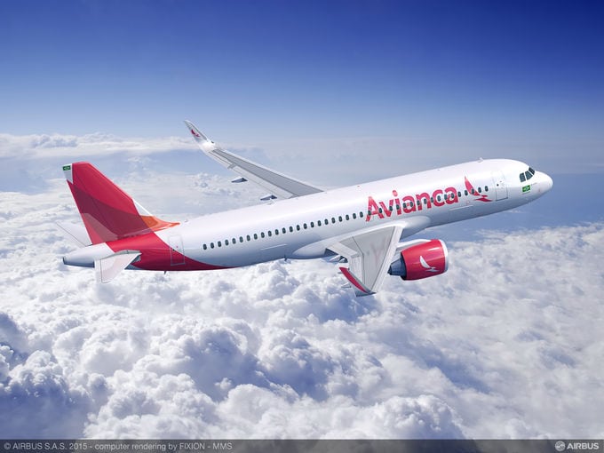 Avianca A320neo, rendering