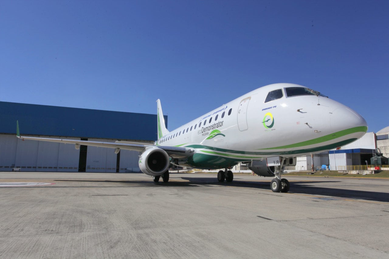 Boeing’s new Embraer E170 ecoDemonstrator aircraft