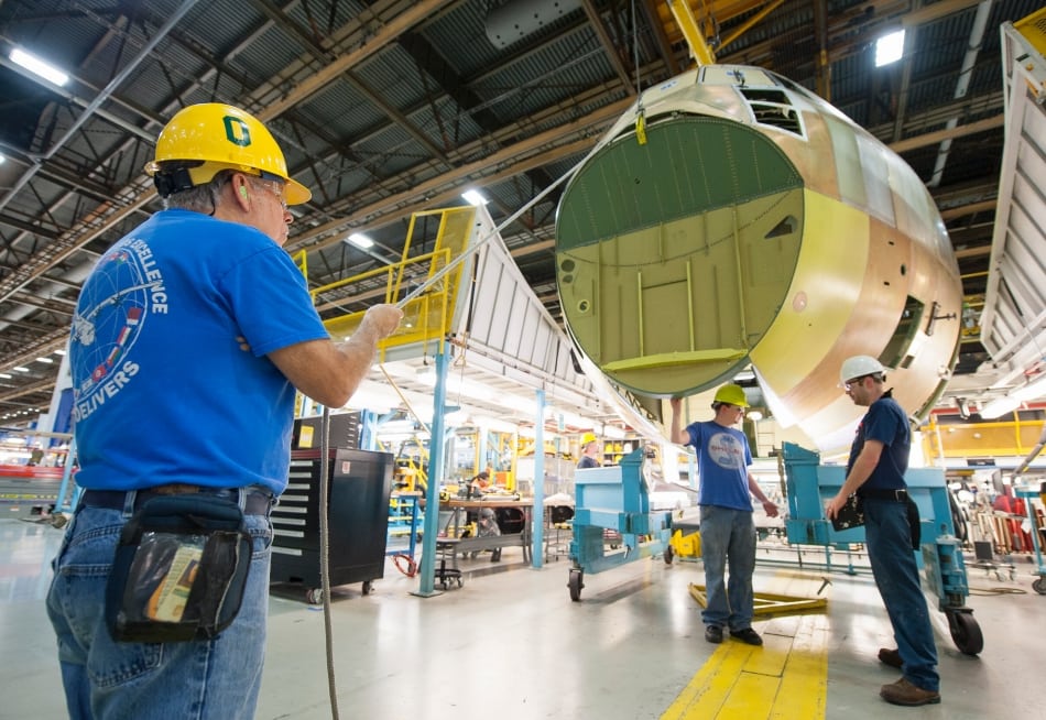 First LM-100J Freighter on the line