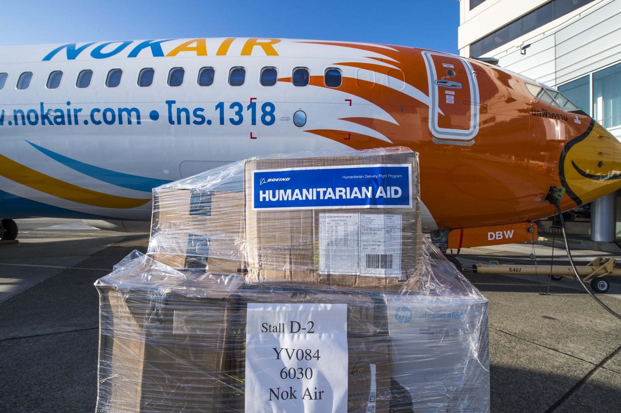 Nok Air will transport school supplies, clothing to children in Thailand on Next-Generation 737-800 delivery flight