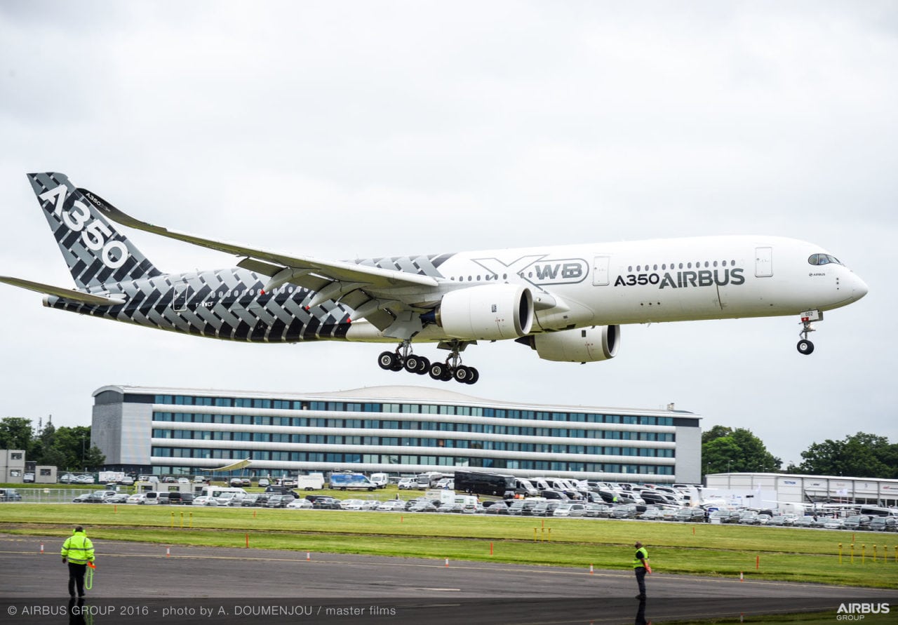 Airbus A350, which the WTO ruled could not have been brought to fruition without the help of illegal EU subsidies