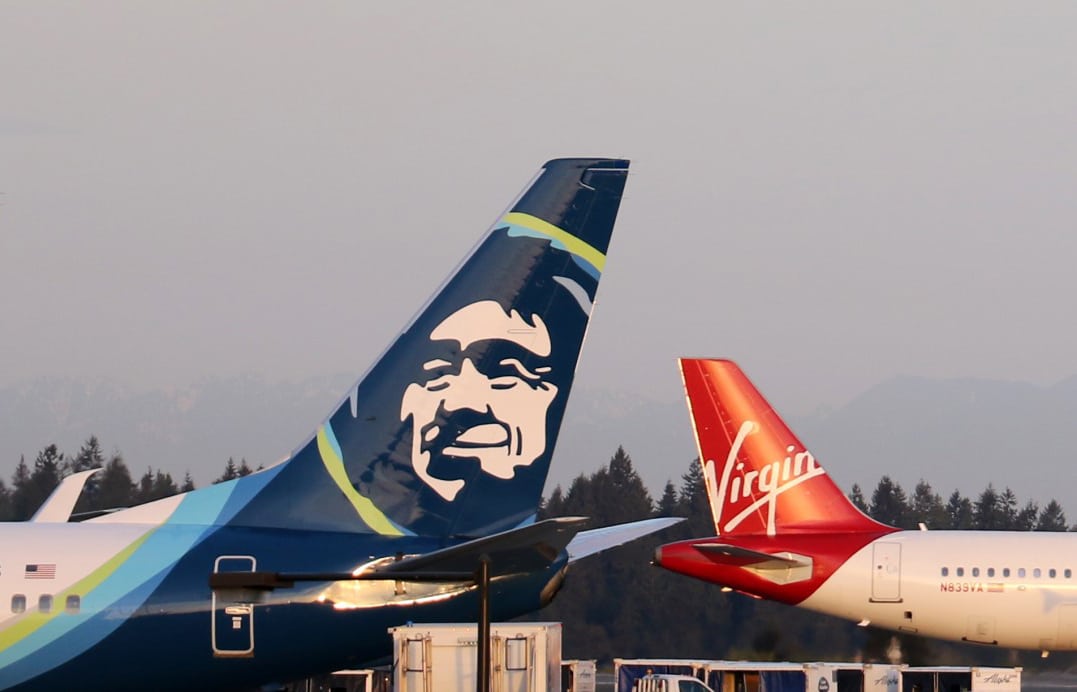 Alaska Airlines and Virgin America airplane tales