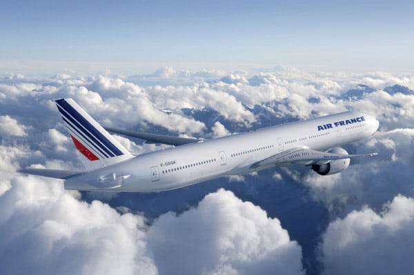 An Air France Boeing 777-300ER.