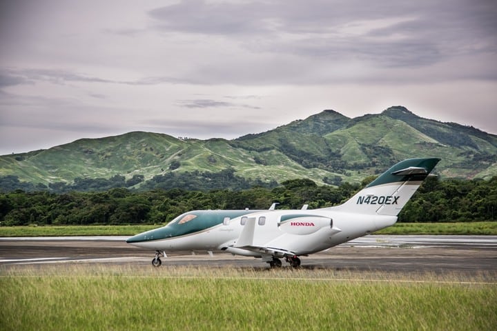 HondaJet in Panama as part of the Latin American demonstration tour