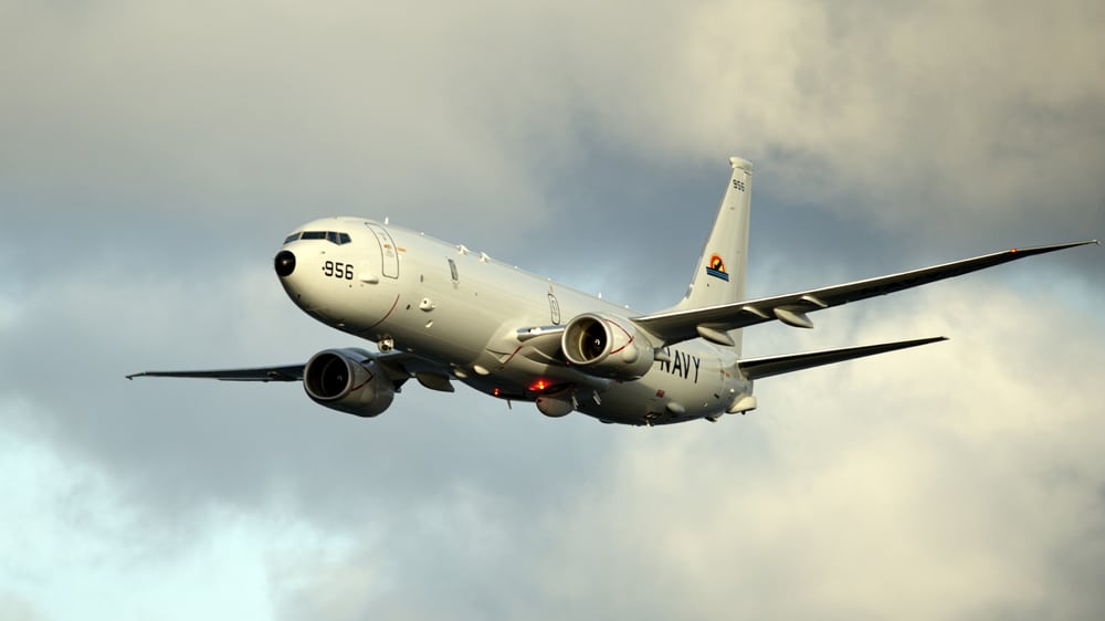 US Navy P-8A aircraft