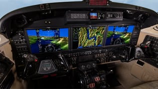 FAA certified Rockwell Collins pro line upgrade in the King Air B200