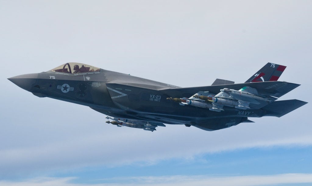 F-35. Photo: Harris Corp.