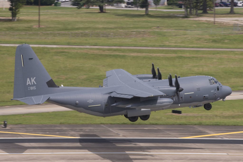 The U.S. Air National Guard received its first HC-130J Combat King II today. Photographer Amanda Mills, Lockheed Martin. (PRNewsfoto/Lockheed Martin Aeronautics...)