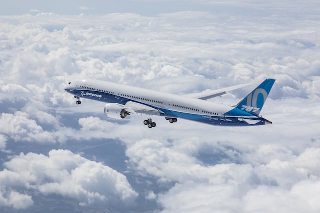 Boeing 787-10. Photo courtesy of Boeing