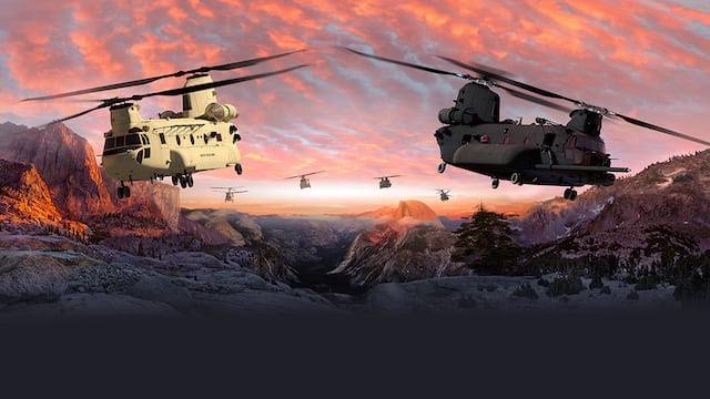 Boeing will build and test three U.S. Army CH-47F Block II Chinook helicopters as part of a modernization effort that will likely bring another two decades of work to the company's Philadelphia site. Photo: Boeing.