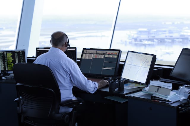 NavCanada controller at work. Photo: NAV Canada.