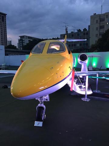 The HondaJet at LABACE 2017. Photo: Honda Aircraft Co.