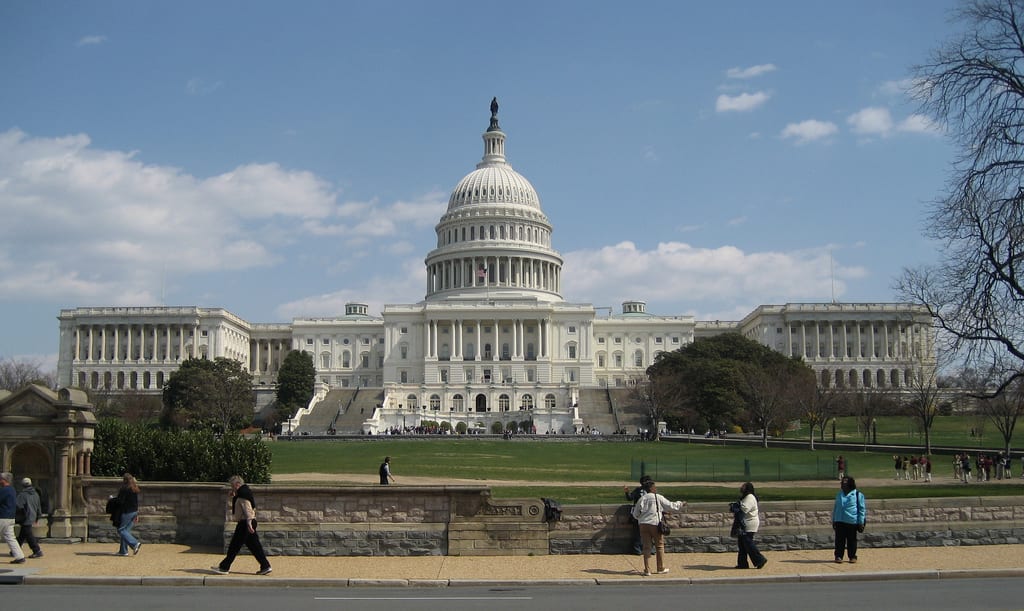 The U.S. Capitol building, where the House Subcommittee on Aviation held its hearing. (Matthew Tietje)