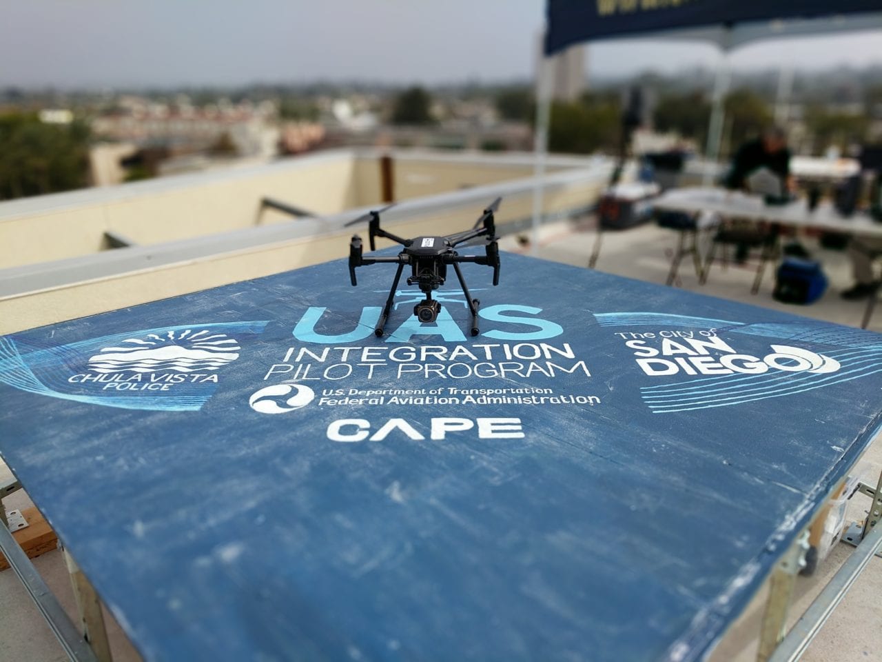 A Cape-equipped drone as part of the FAA's IPP. (Cape)