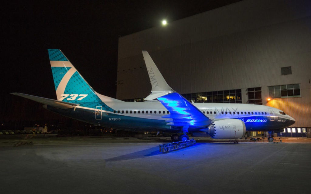 Boeing's debut 737 MAX-7. (Boeing)
