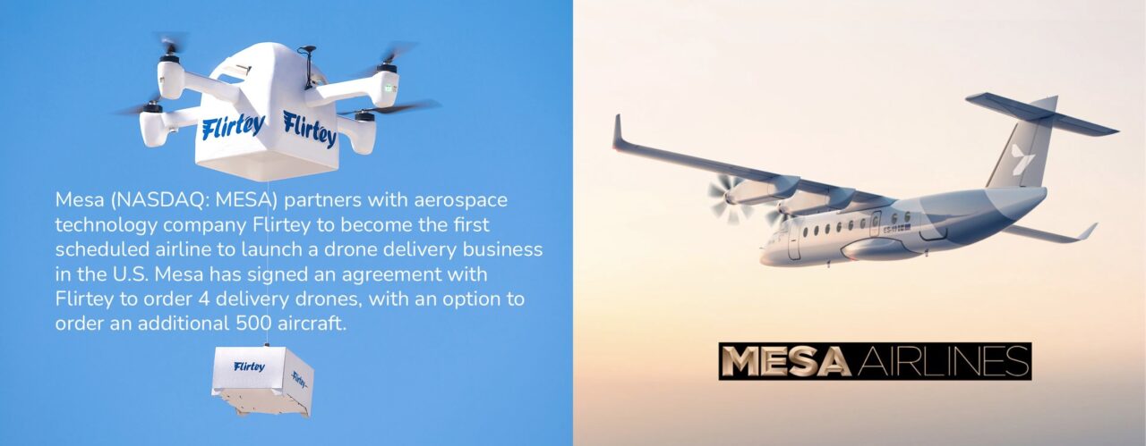 flirtey and mesa aircraft