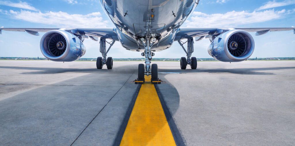 johnson matthey plane on a runway