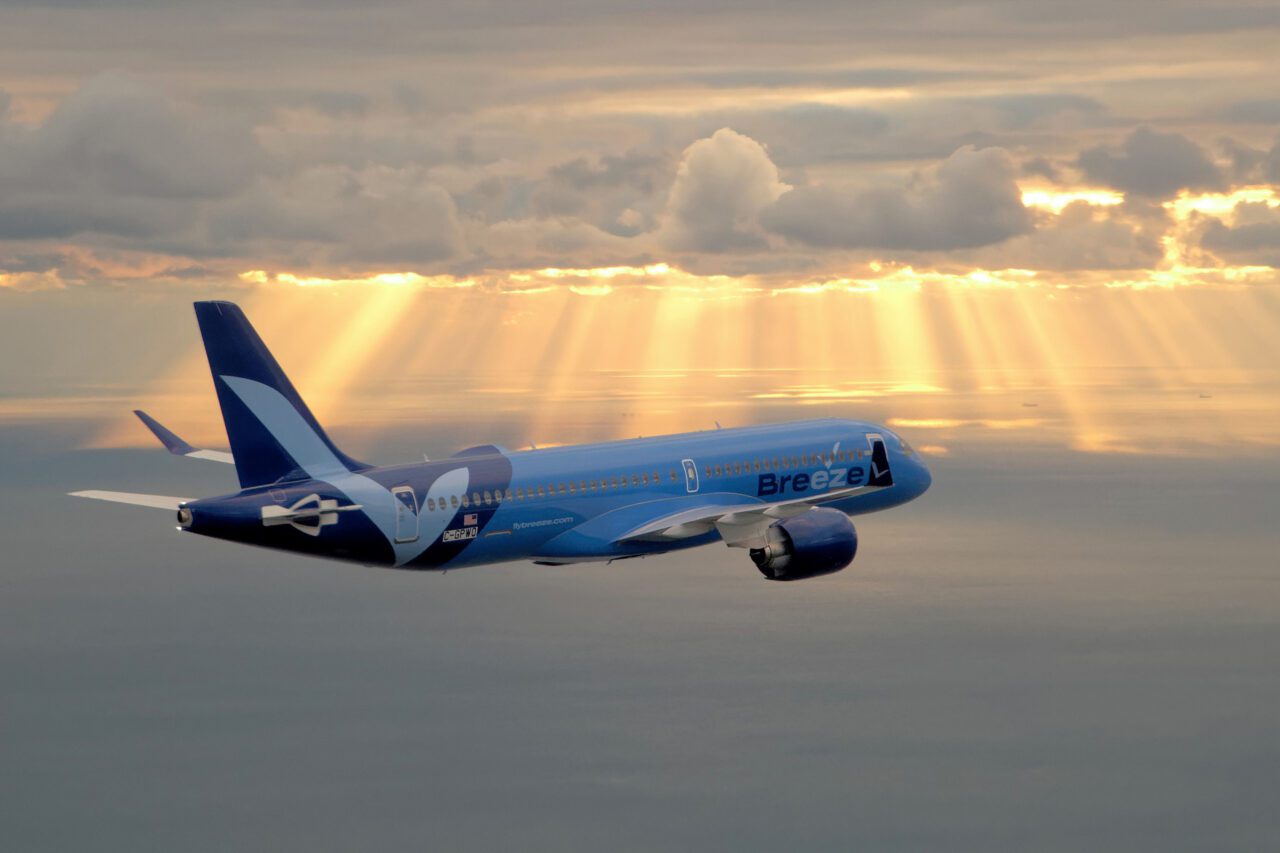 Breeze Airways Equips A220 Fleet with Viasat InFlight Connectivity Avionics International