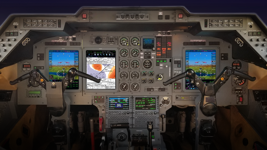 Universal's InSight Receives STC for Hawker 800 Flight Deck Upgrade