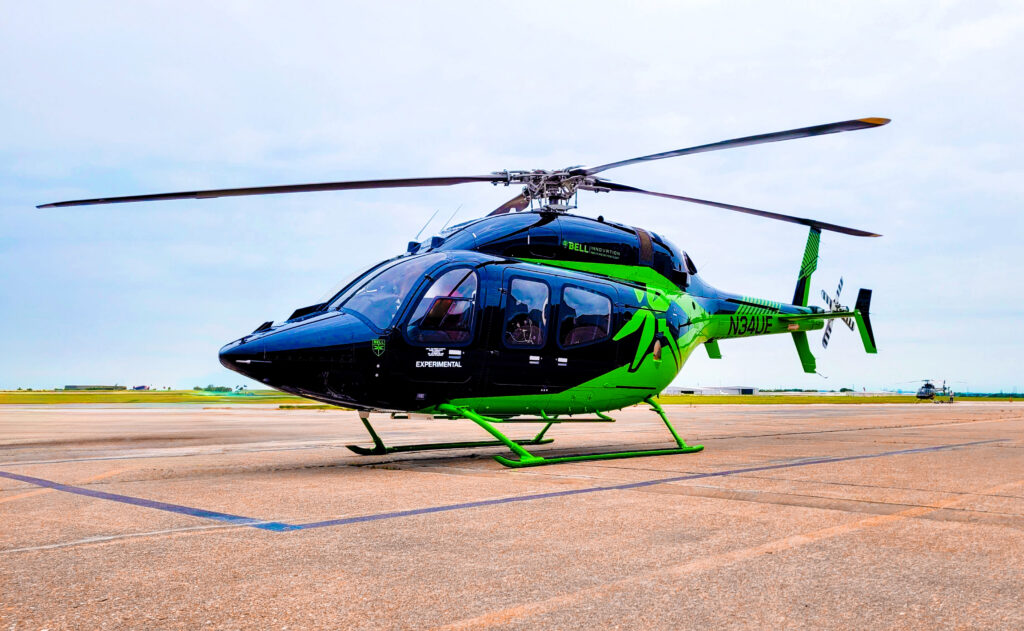 Bell Textron's 429-based Aircraft Laboratory for Future Autonomy (ALFA) helicopter. (Image: Bell Textron)