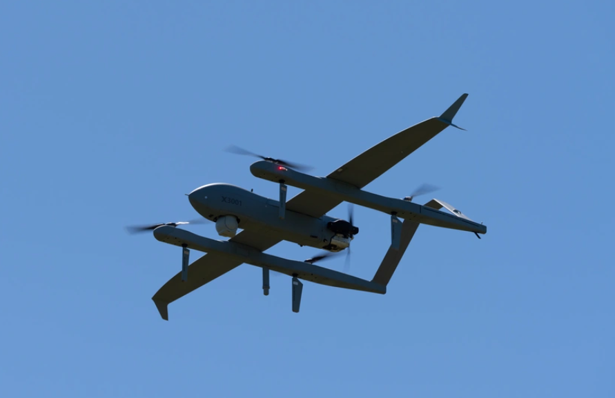 The Textron Aerosonde 4.8 HQ during the FTUAS Flight Demonstration. (Photo: Army PEO Aviation)