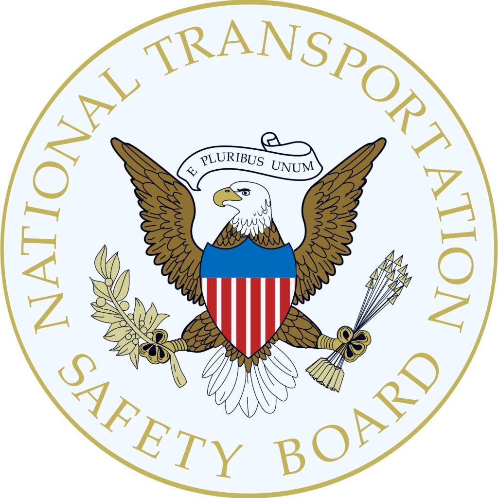 Seal of the National Transportation Safety Board.